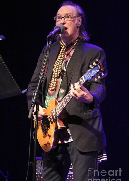 Guitarist Greeting Card featuring the photograph Dave Davies #2 by Concert Photos