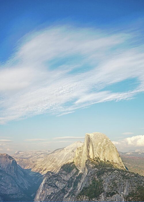 Half Dome Greeting Card featuring the photograph Half Dome by Angie Schutt
