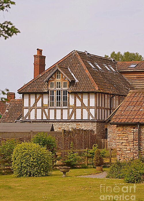 Half Timbered Building Greeting Card featuring the photograph Half Timbered Building by Andy Thompson