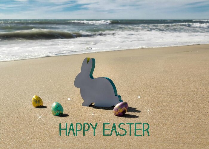 Easter Greeting Card featuring the photograph Happy Easter by Alison Frank