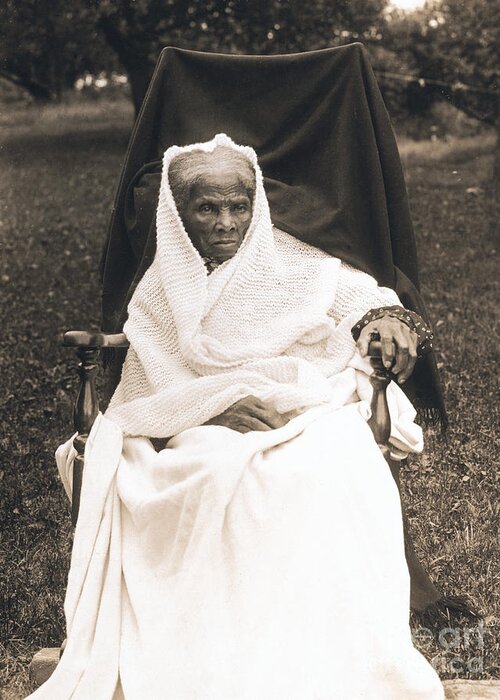 20th Century Greeting Card featuring the photograph Harriet Tubman by Granger