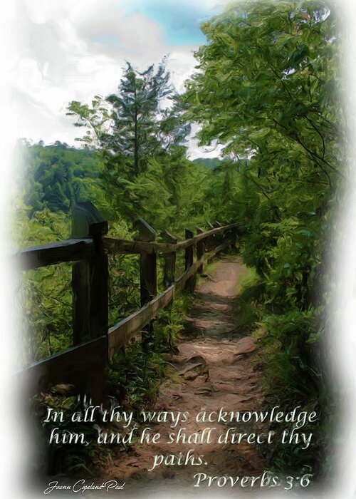 Kentucky Greeting Card featuring the photograph He Shall Direct Thy Paths by Joann Copeland-Paul