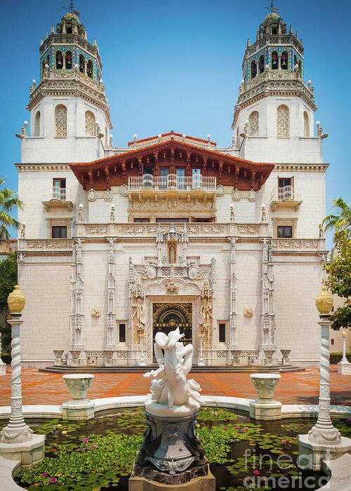 America Greeting Card featuring the photograph Hearst Castle by Inge Johnsson