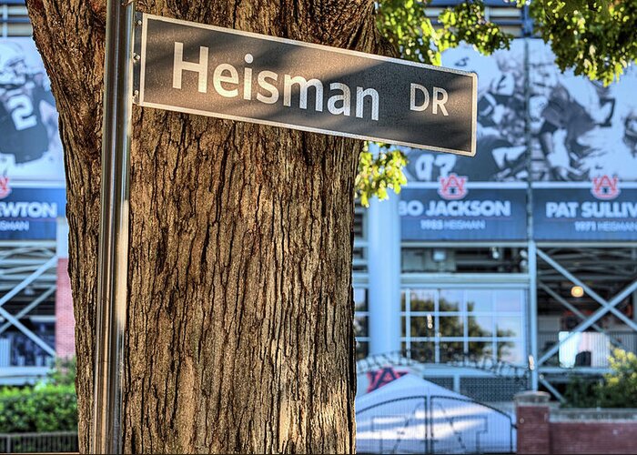 Heisman Drive Greeting Card featuring the photograph Heisman Drive by JC Findley