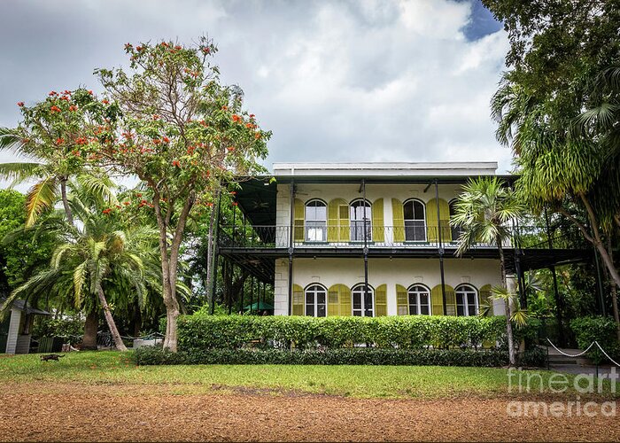 Key West Greeting Card featuring the photograph Hemingway House, Key West, Florida by Liesl Walsh