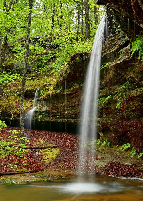 Water Greeting Card featuring the photograph Hickory Canyons by Robert Charity