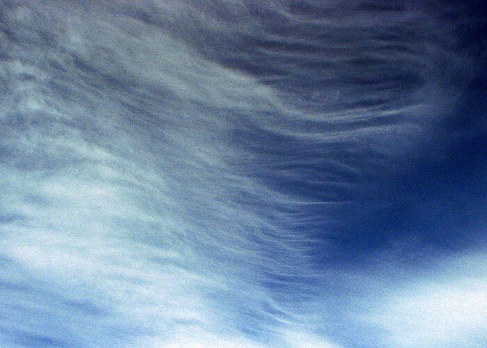 Clouds Greeting Card featuring the photograph High Cirrus by T Guy Spencer