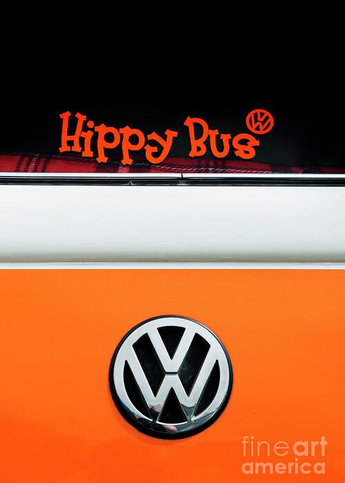 Hippy Bus Greeting Card featuring the photograph Hippy Bus by Tim Gainey