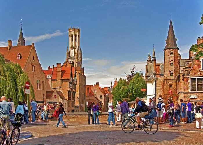 Europe Greeting Card featuring the photograph Historic Bruges by Dennis Cox
