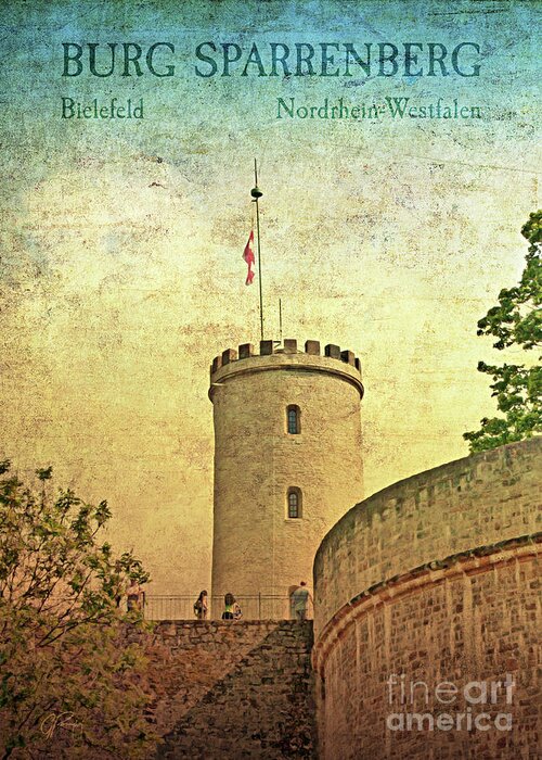 Historic Greeting Card featuring the photograph Historic Landmark Sparrenberg Castle by Gabriele Pomykaj