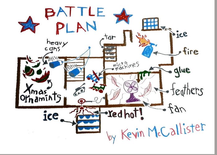 Download Home Alone Battle Plan Greeting Card For Sale By Paul Van Scott