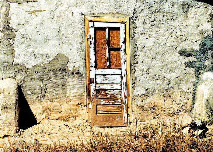 Door Greeting Card featuring the photograph Home by Terry Fiala