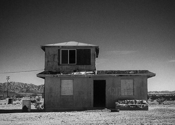 29palms Greeting Card featuring the photograph Homestead 1 In #29palms One Of The by Alex Snay