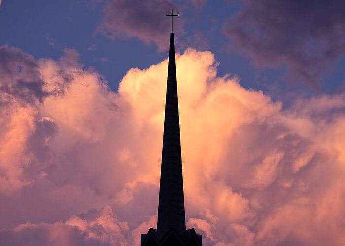 Steeple Greeting Card featuring the photograph Hope by Brad Boland