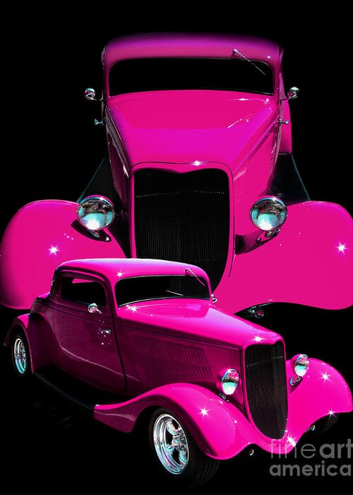 Hot Pink 33 Greeting Card featuring the photograph Hot Pink 33 by Peter Piatt