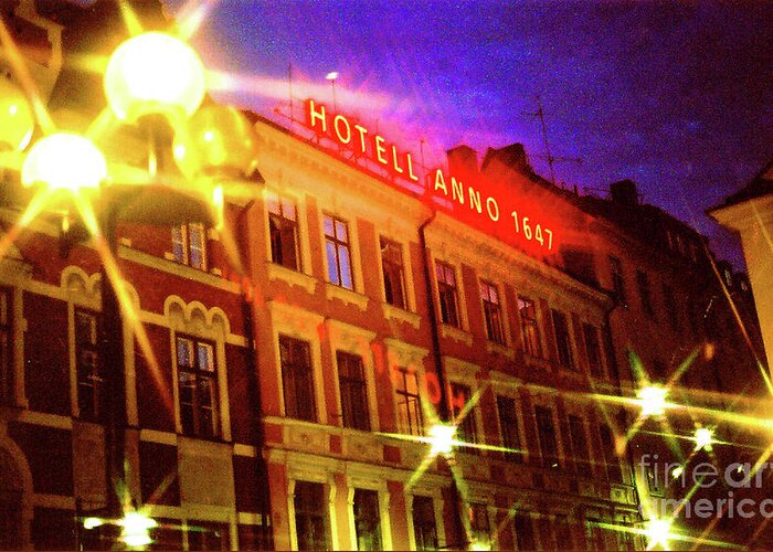 Hotel Greeting Card featuring the photograph Hotel Anno by Elizabeth Hoskinson