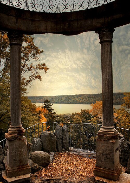 View Greeting Card featuring the photograph Hudson River Overlook by Jessica Jenney