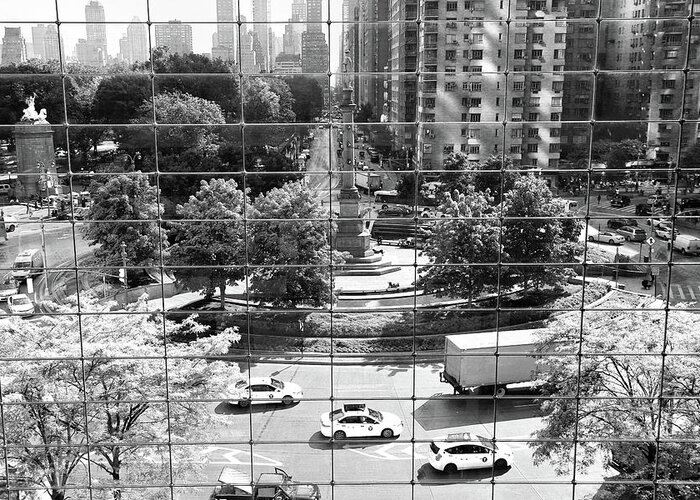 Columbus Circle Greeting Card featuring the photograph Human Zoo by Mitch Cat