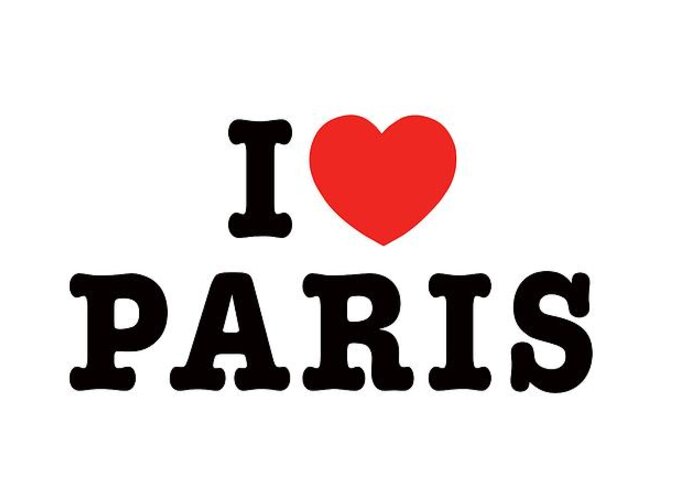 Paris Greeting Card featuring the photograph I Love Paris by Paris France
