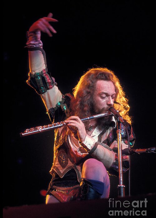 Ian Anderson Greeting Card featuring the photograph Ian Anderson by Marc Bittan