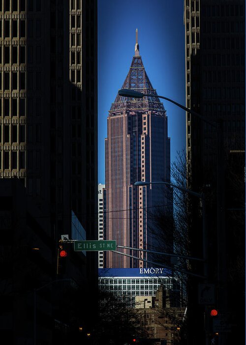 Atlanta Greeting Card featuring the photograph IBM Tower by Kenny Thomas