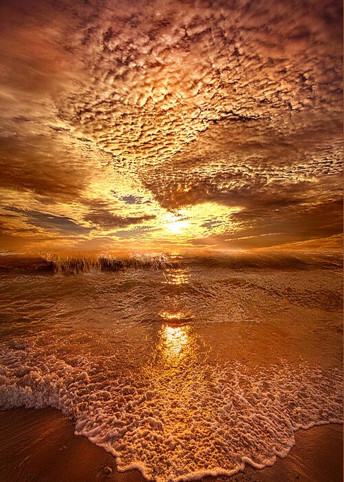 Lake Greeting Card featuring the photograph In a Moment or Two by Phil Koch