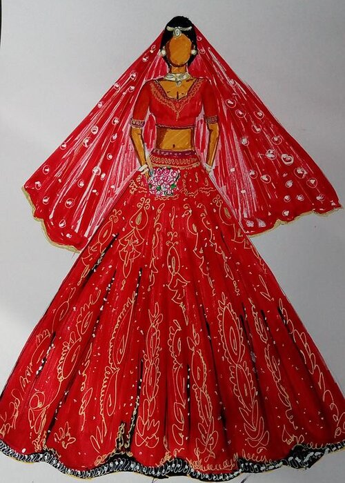 Fashion design drawing of gown dresses by Sharmistha  Trendy Art Ideas