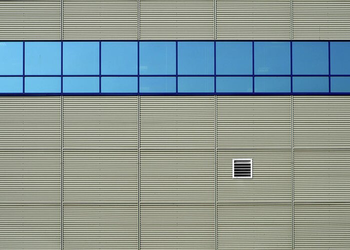 Urban Greeting Card featuring the photograph Industrial Minimalism 13 by Stuart Allen