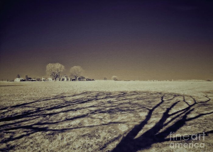 Landscape Greeting Card featuring the photograph Infrared Landscape Lancaster PA by Jeff Breiman