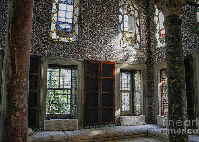 500pxtours Greeting Card featuring the photograph Inside the harem of the Topkapi Palace by Patricia Hofmeester