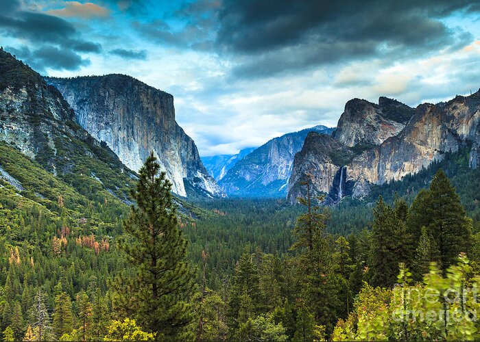 Yosemite Greeting Card featuring the photograph Inspiration Point Yosemite by Ben Graham