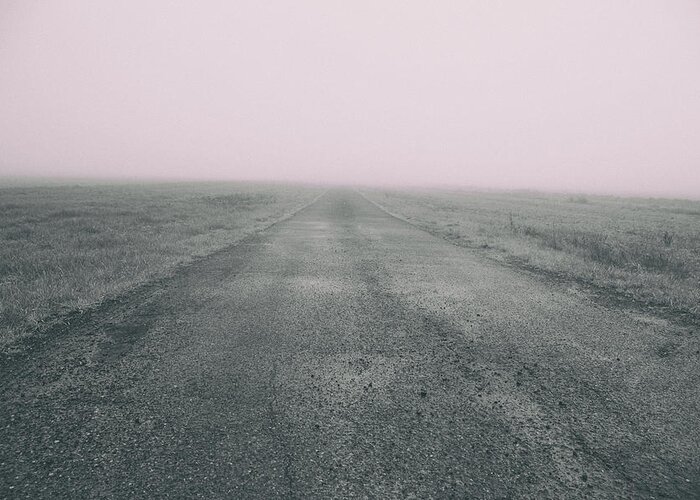 Hillsboro Fog Greeting Card featuring the photograph Into the unknown by Kunal Mehra
