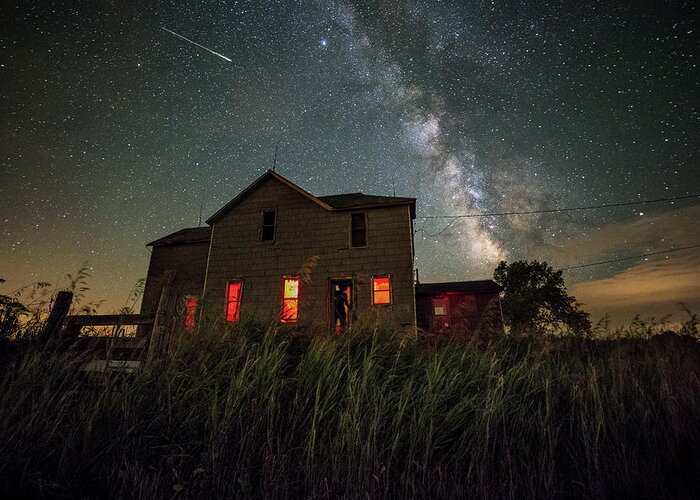 Red Greeting Card featuring the photograph Invasion by Aaron J Groen