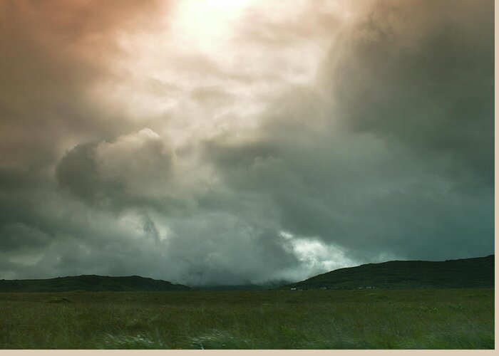 Conor Pass Greeting Card featuring the photograph Irish Atmospherics. by Terence Davis