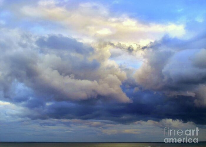 Ocean Greeting Card featuring the photograph Irish Skyscape by Nina Ficur Feenan