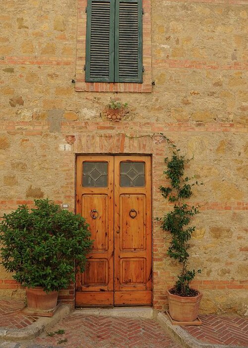 Europe Greeting Card featuring the photograph Italy - Door Nine by Jim Benest
