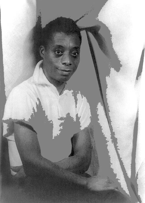 James Baldwin Greeting Card featuring the photograph James Baldwin, photographed by Carl Van Vechten, 1955-2015 by David Lee Guss