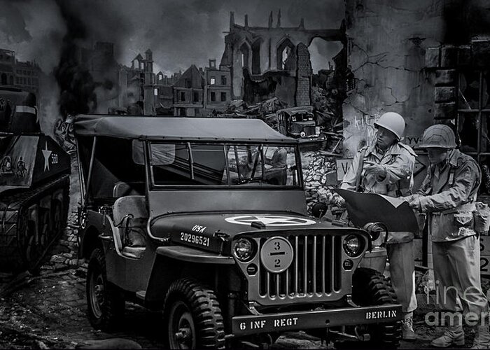 Jeep Greeting Card featuring the photograph Jeep by Ronald Grogan