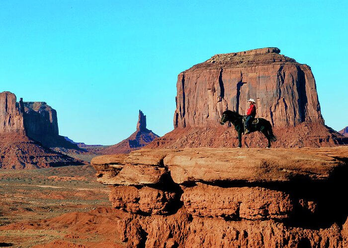 Monument Valley Greeting Card featuring the John Ford's Point by Frank Houck