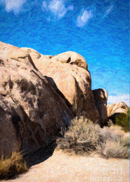 Desert Greeting Card featuring the photograph Joshua Tree CA 4 by Stefan H Unger