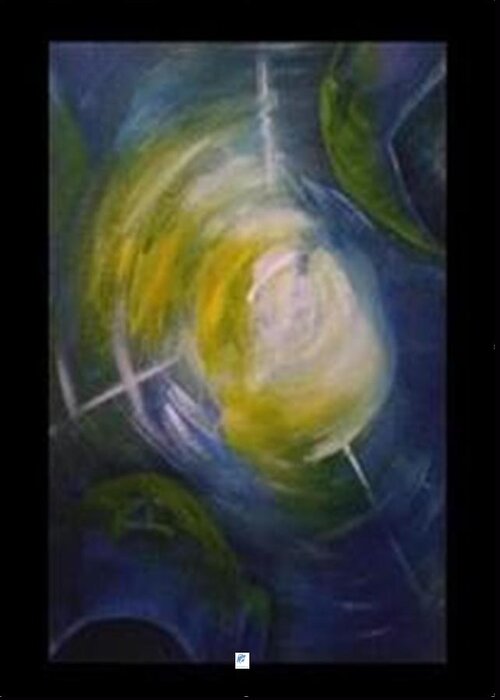 Figure Greeting Card featuring the painting Journey 9 by Carol Rashawnna Williams