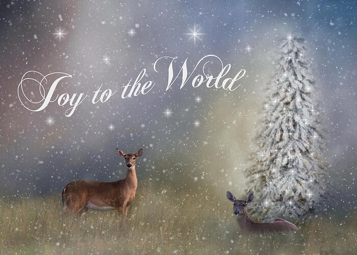 Christmas Greeting Card featuring the photograph Joy to the World by Kim Hojnacki