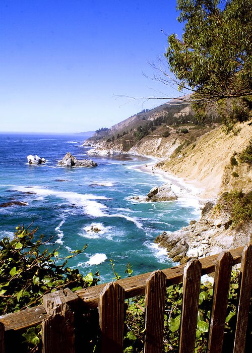 California Greeting Card featuring the photograph Julia Pfiffer Burns Coast by Gary Brandes