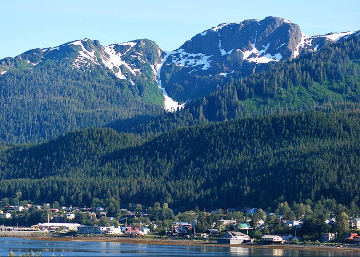 Juneau Greeting Card featuring the photograph Juneau by Terence Davis