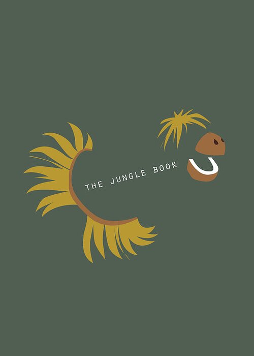 The Jungle Book Greeting Card featuring the digital art The Jungle Book - Alternative Movie Poster by Movie Poster Boy