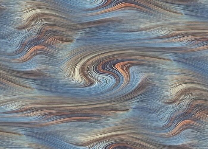 Hair Greeting Card featuring the digital art Jupiter Wind by David Manlove