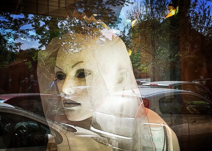 Mannequin Greeting Card featuring the photograph Kalispera by Jessica Levant