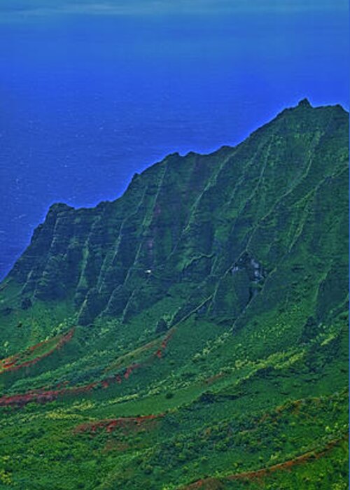Napali Greeting Card featuring the photograph Kauai NaPALI COAST STATE WILDERNESS PARK by Tom Jelen