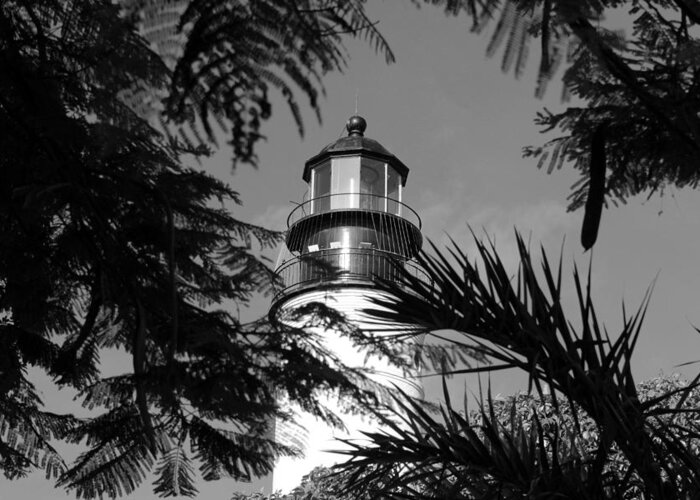 Lighthouse Greeting Card featuring the photograph Key West Lighthouse by Robert Wilder Jr