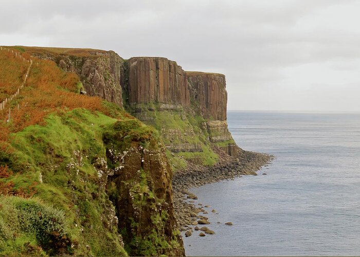 Scotland Greeting Card featuring the photograph Kilt Rock by Azthet Photography